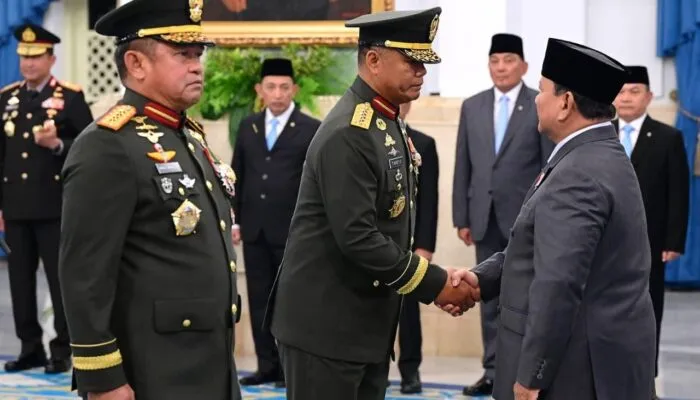 Presiden Prabowo Lantik Jenderal Tandyo Budi Revita sebagai KSAD, Percepat Program Strategis Pemerintah Jadi Prioritas