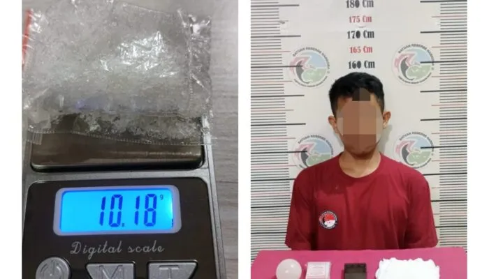 Satresnarkoba Polres Nagan Raya Sita 10,18 Gram Sabu di Darul Makmur, Seorang Pria Diamankan