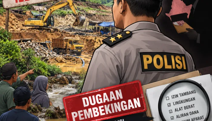 Dugaan Praktik Bekingi Tambang Ilegal Libatkan Oknum Polisi Berpangkat Bintang Dua Disorot